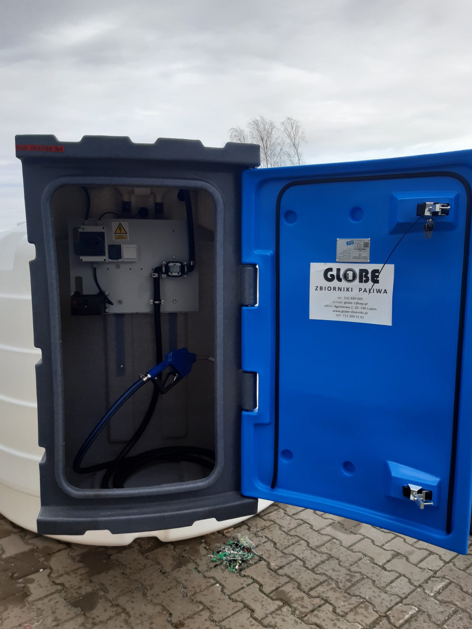 Cuve AdBlue 5 000 L simple paroi - JFC - vue du produit