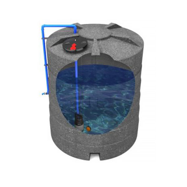 Cuve à eau de pluie 1 500 L hors sol - Metria