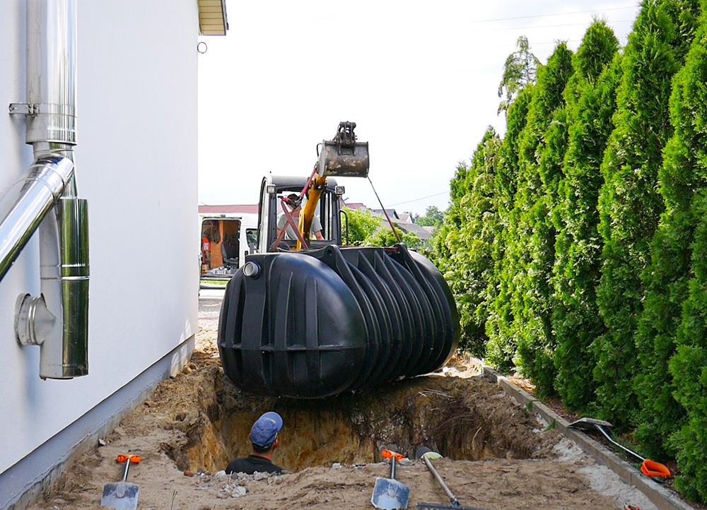 Cuve à eau de pluie 4 800 L enterrée - JFC WR-5000 - vue du produit