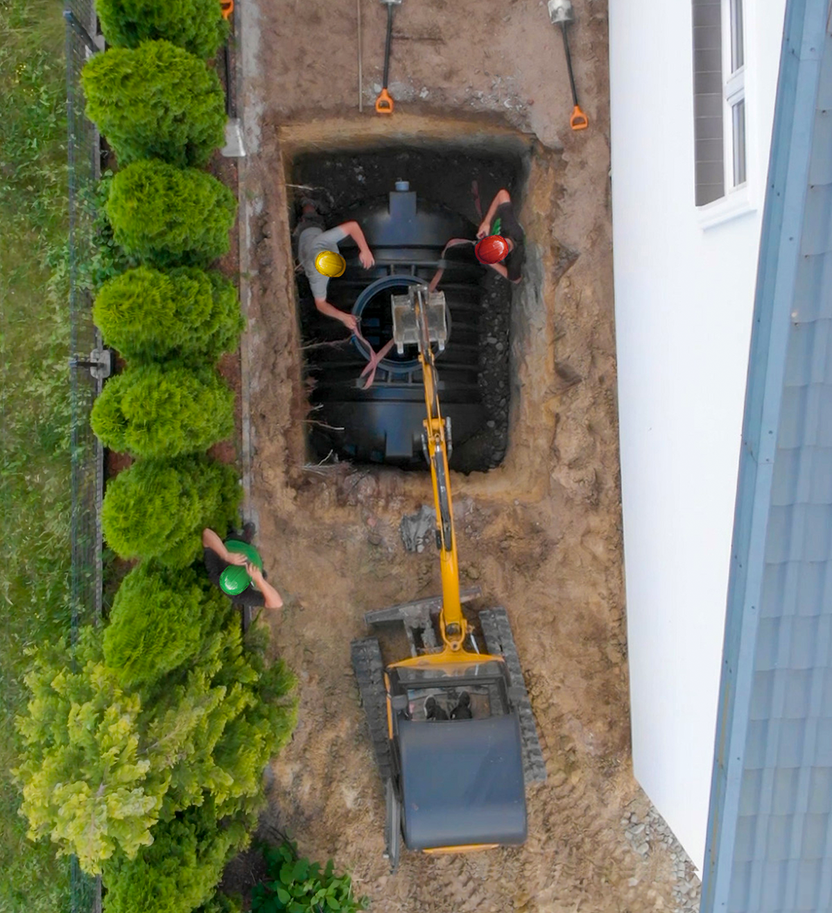 Cuve à eau de pluie 4 800 L enterrée - JFC WR-5000 - vue du produit