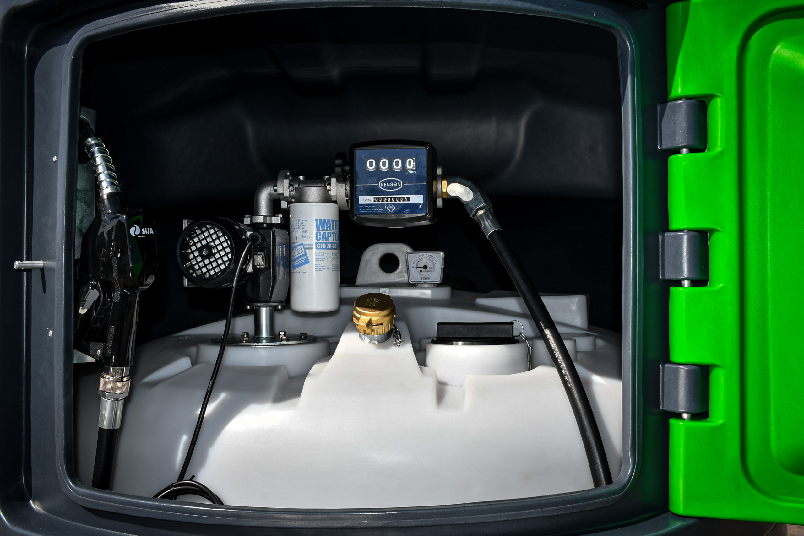 Cuve GNR et gasoil 2 500 L double paroi - Fortis ECOTANK - vue du produit