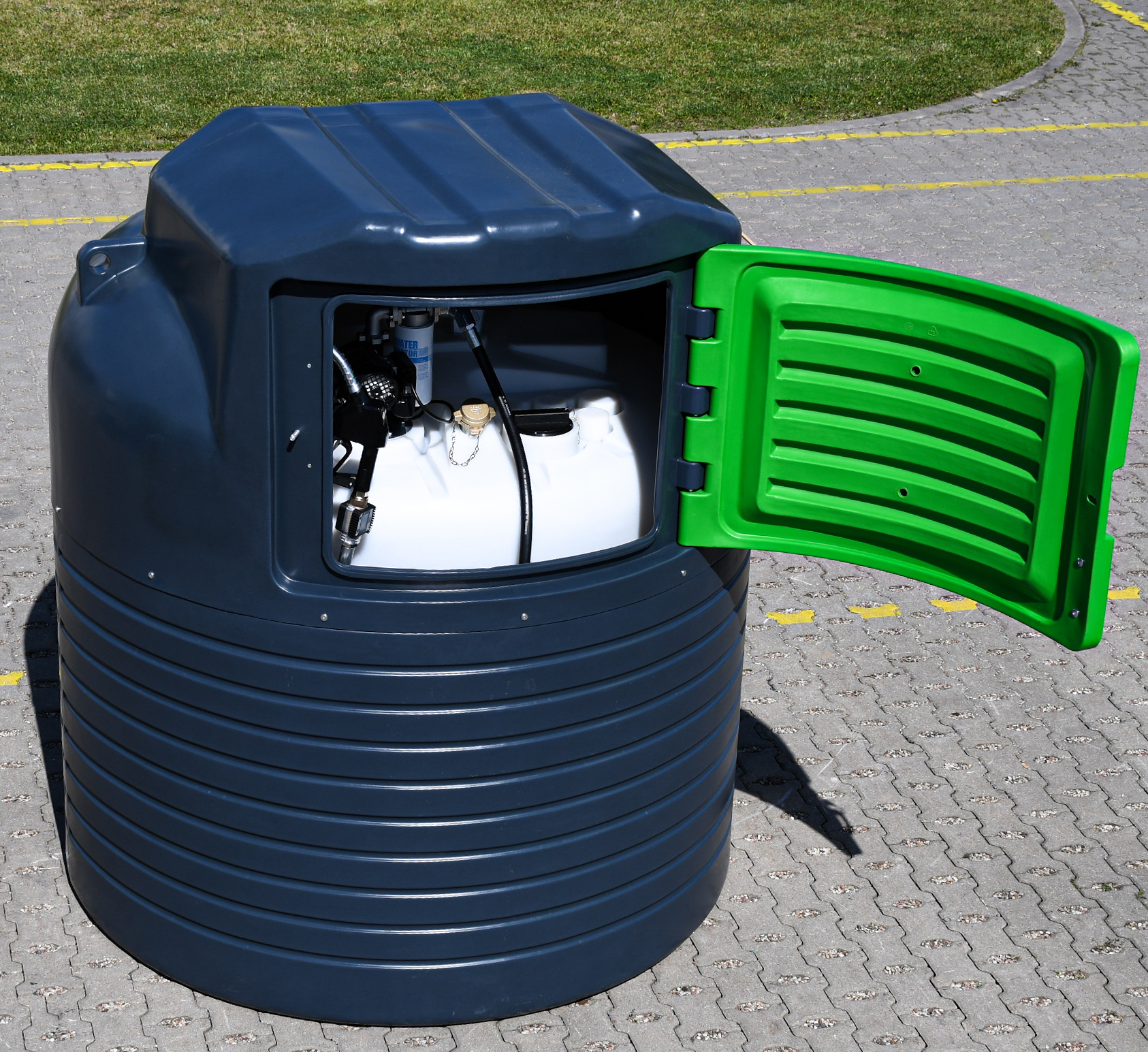 Cuve GNR et gasoil 2 500 L double paroi - Fortis ECOTANK - vue du produit