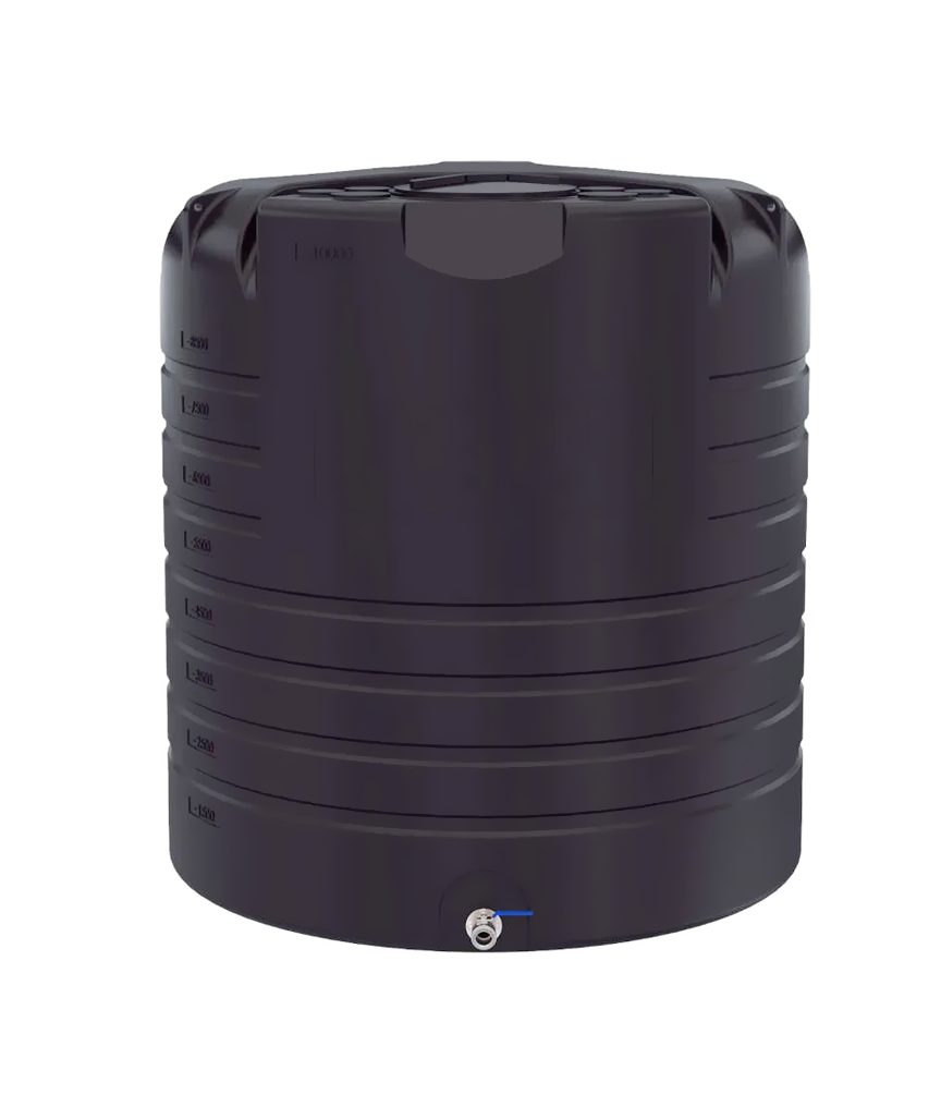 Cuve à eau de pluie 10 000 L hors sol - Fortis Aqua - vue du produit